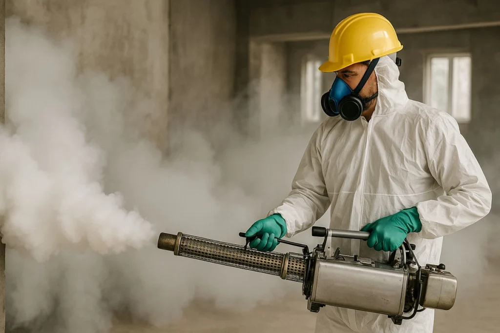 Які гази використовуються для фумігації фумігації